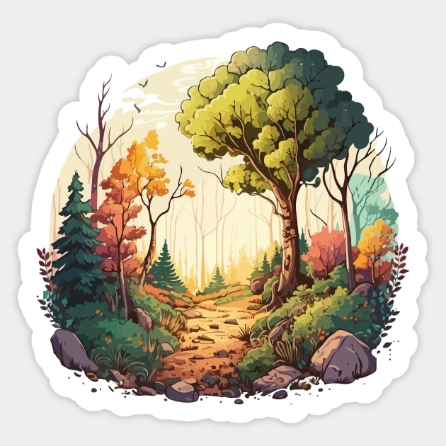 Forest Sticker