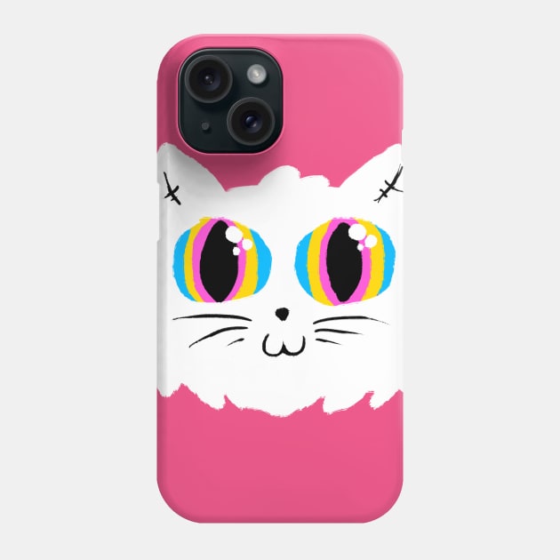 Queer Cat - Pansexual Phone Case by lego42