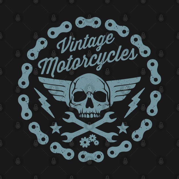 Vintage Motorcycles - Motorcycle Graphic by Graphic Duster