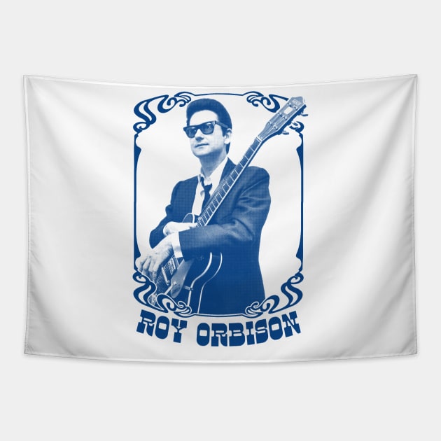 Roy Orbison /// Vintage Aesthetic Design Fanart Tapestry by DankFutura