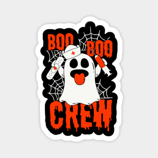 Boo Boo Crew Nurse Ghost Funny Halloween Magnet