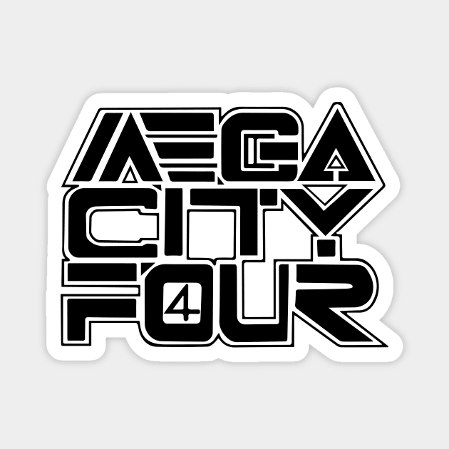 Mega City Four "Mega City Four" Magnet by IndyIndieRock