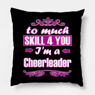 Cheerleading Girls Team Base Training Pompoms Pillow