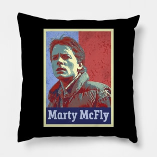 Marty McFly in Hope Style Design Poster Pillow