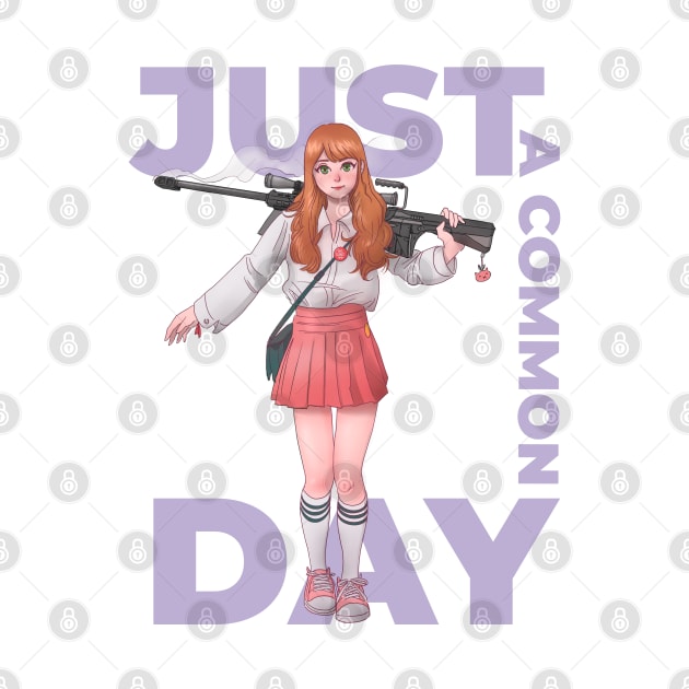 Just a Common Day - Anime Girl by JettDes