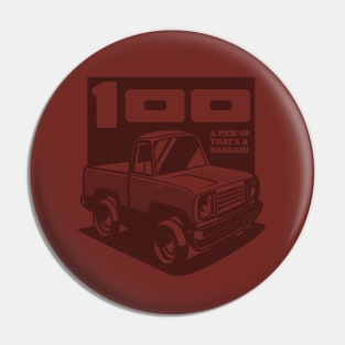 Candy Red Sunfire Poly - D-100 (1978 - Ghost) Pin