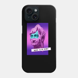 Statue Glitch Mind Vaporwave Crazy Fun Retro Psy Phone Case