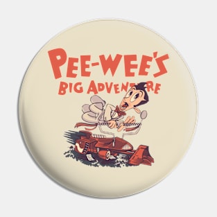 Pee-Wee's Adventure Pin