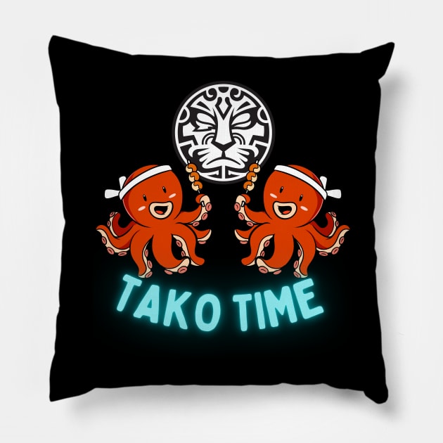 Jinrai: Tako Time Pillow by Mister Jinrai