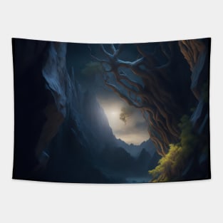 Mystic Luminous Enigma Tapestry