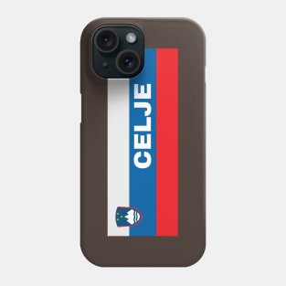 Celje City in Slovenian Flag Phone Case