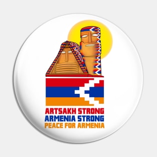 Artsakh Strong (Peace For Armenia) Pin