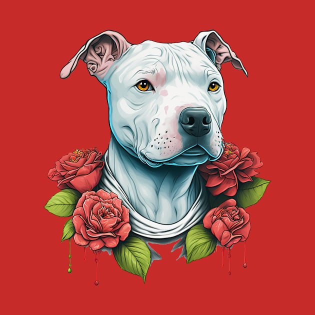 pitbull dog lover by Crazy.Prints.Store