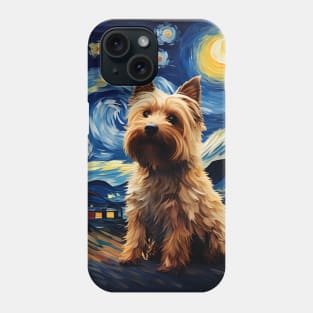 Yorkie Starry Night Phone Case