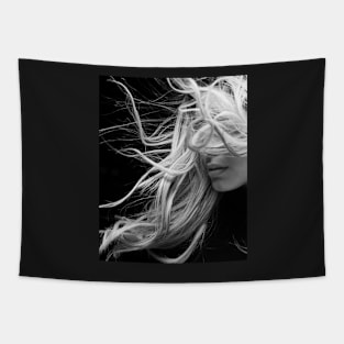 Woman, Girl, Fashion art, Fashion print, Scandinavian art, Modern art, Wall art, Print, Minimalistic, Modern Tapestry