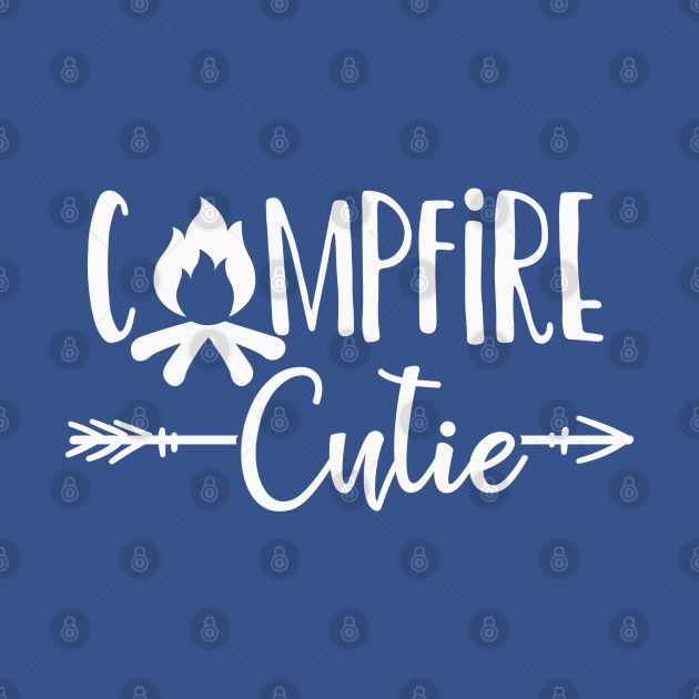 Campfire Cutie - Camping Girl - T-Shirt