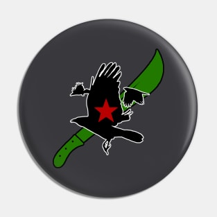 CROW - Machete Group Logo Pin