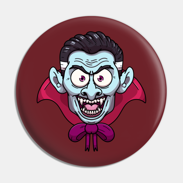 Vampire Face - Vampire Face - Pin | TeePublic Vampire Face - Vampire Face - Pin | TeePublic