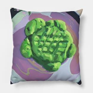 Matcha Turtle Cookie Pillow