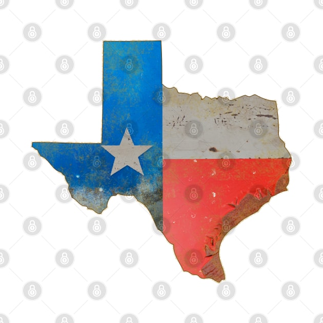 Texas Map / Flag by Dual Rogue