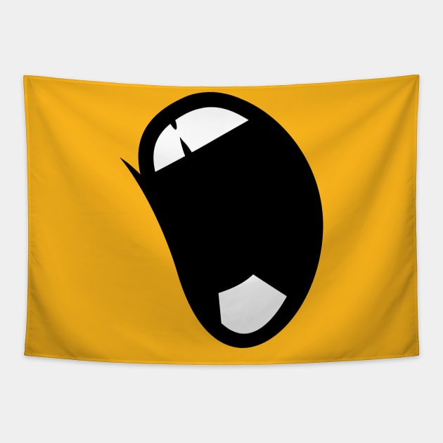 Loudmouth Mouth Mask Scream Tapestry by Shirtbubble