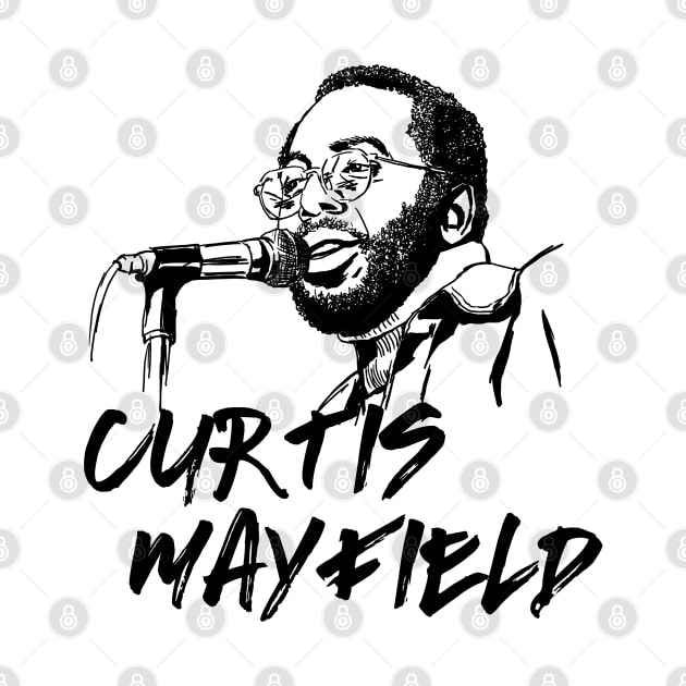 Curtis Mayfield by ThunderEarring