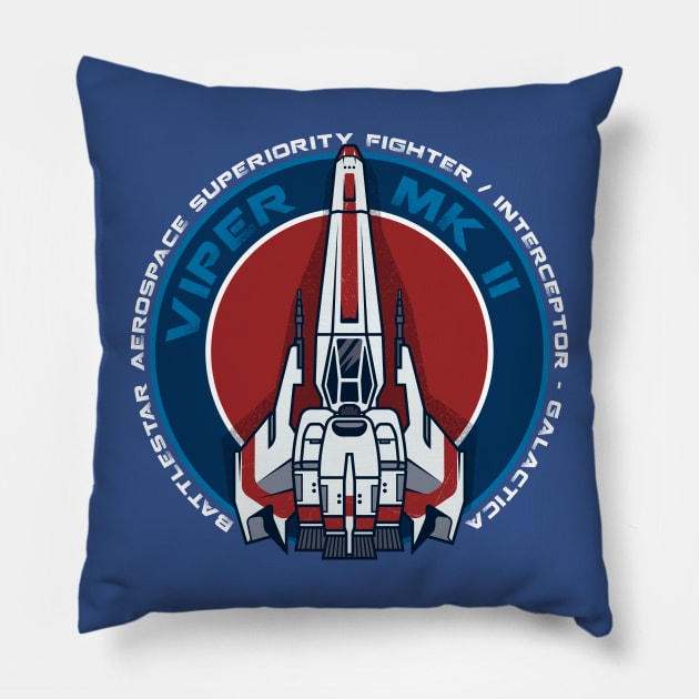 Battlestar Viper MKII Pillow by redwane