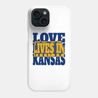 Love Lives in Kansas Phone Case