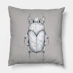 Marble Beetle Pillow