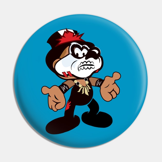 Papa Shango Smurf Mashup Pin by Gimmickbydesign