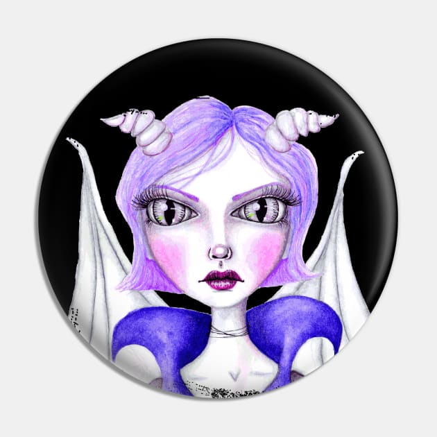 Dark Fairy Drama Queen Pin by LittleMissTyne