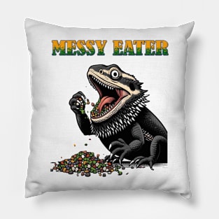 Bearded Dragon Messy Eater Iguana Reptile Pet Pillow