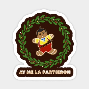 Funny Latino ugly Christmas Chunky Gingerbread Pan Dulce Chavo Magnet