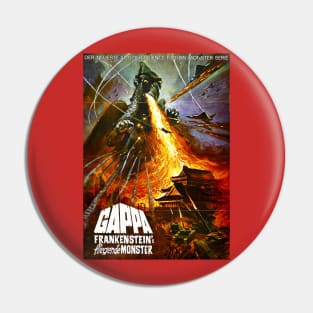 Classic Kaiju Movie Poster - Gappa Pin