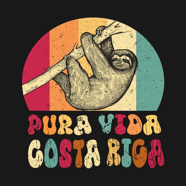 Pura Vida Costa Rica - Sloth by blacckstoned