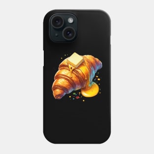 Croissant Butter Flavor Dough Kawaii Yummy Phone Case