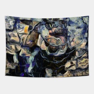 Time keeper abstract Tapestry