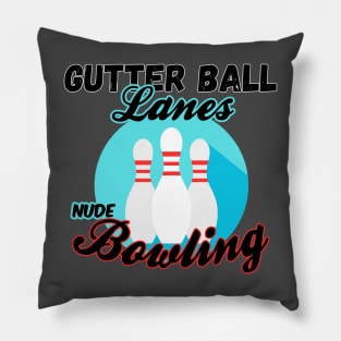 Gutter Ball Lanes Pillow
