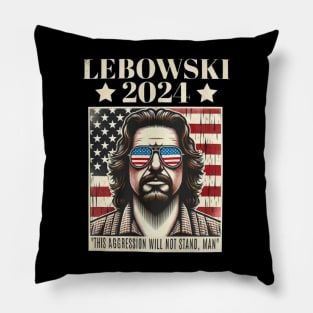 Lebowski 2024 Election Vote Funny Pillow