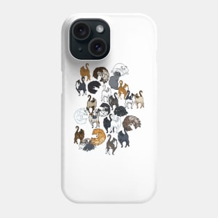 Crazy Cat Person All Over Print Phone Case