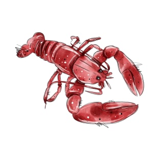 Crawfish .Watercolor illustration T-Shirt