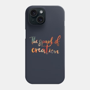 The Spark of Creation Phone Case