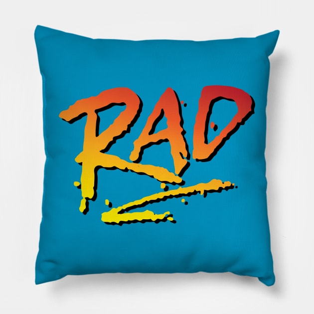 Rad Pillow by HeyBeardMon