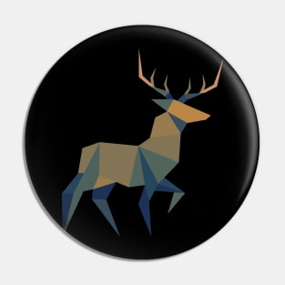 Deer Polygon Pin