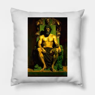 Hephaestus - God of Blacksmiths and Volcanoes Pillow