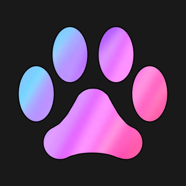 Rainbow Cat/Dog Paw by Designs_by_KC