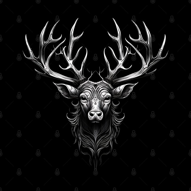 deer head by vaporgraphic