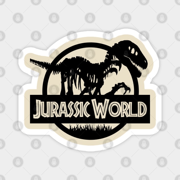 Jurassic World Magnet by Galina Povkhanych