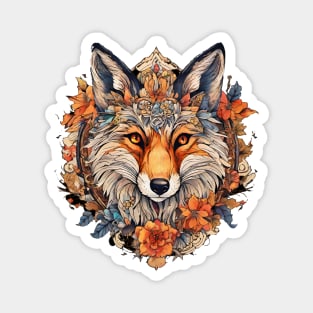 Fox Tattoo Mystical Magnet