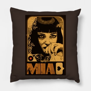 Mia W. Vintage Ticket Pillow